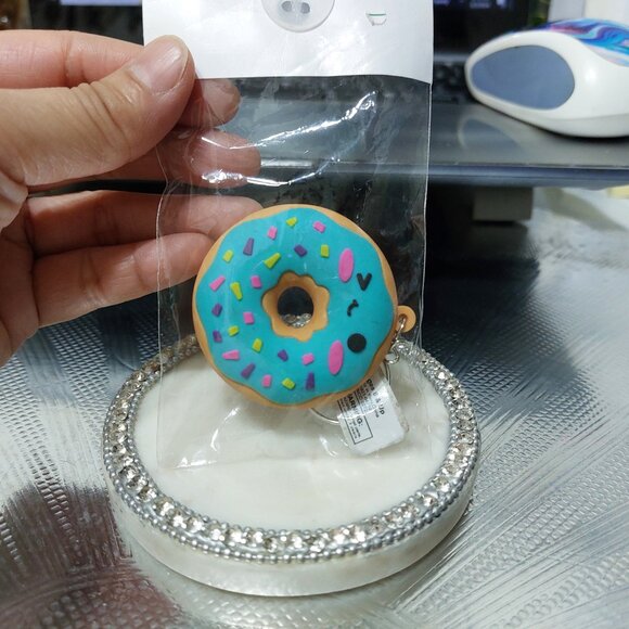Cute Mini DONUT Keychain Bag Charm Keyring Charm - Picture 1 of 5